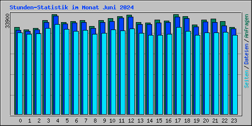 Stunden-Statistik im Monat Juni 2024